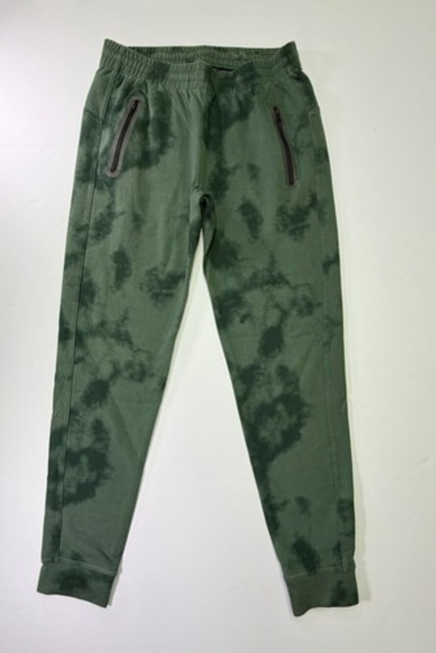 Old Navy Active Dynamic Fleece Joggers Size S Green Tie Dye